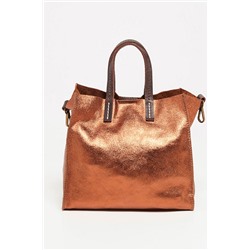 Bolso de piel Coti Marrón