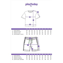 Комплект (Футболка+Шорты) PLAYTODAY, 1127967