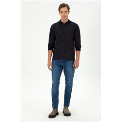 Erkek Lacivert Sweatshirt