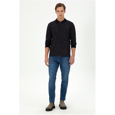 Erkek Lacivert Sweatshirt
