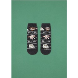 Stoppersocken mit weihnachtlichem Harry Potter-Motiv für Kinder