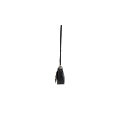 Bandolera de piel Tex Negro