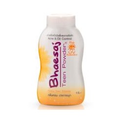 Тальк против акне и жирного блеска кожи и UV-защита Bhaesaj 50 гр  / Bhaesaj Sweet Teen Pink Acne & Oil Control Teen Powder plus UV Protection 50 gr