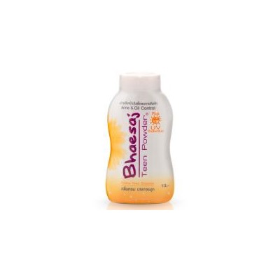 Тальк против акне и жирного блеска кожи и UV-защита Bhaesaj 50 гр  / Bhaesaj Sweet Teen Pink Acne & Oil Control Teen Powder plus UV Protection 50 gr