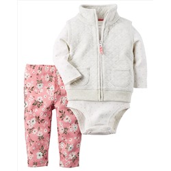 3-Piece Little Vest Set