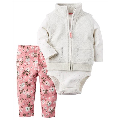 3-Piece Little Vest Set