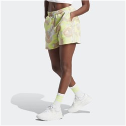 FLORAL GRAPHIC 3-STRIPES FLEECE SHORTS