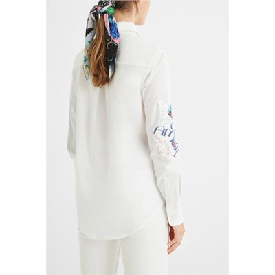 Camisa patch flores