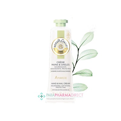 Roger & Gallet Amande Crème Mains et Ongles 30ml