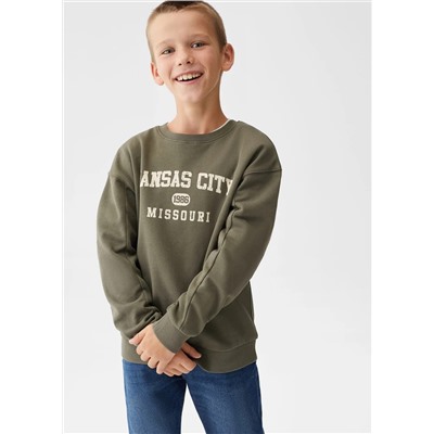 Sudadera algodón estampada -  Niño | MANGO OUTLET España