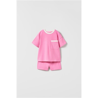 BABY/ CONJUNTO BOLSILLO LISO