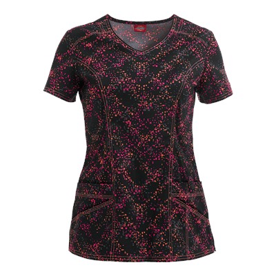 Dickies Gen Flex Scrubs From Square One Print Top