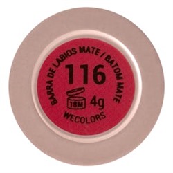 Pintalabios Mate Deliplus 116 rojo intenso