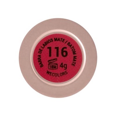 Pintalabios Mate Deliplus 116 rojo intenso