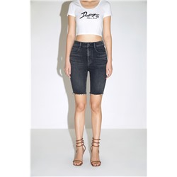 Bermudas vaqueras Negro