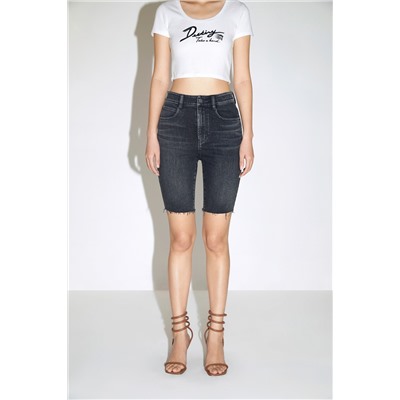 Bermudas vaqueras Negro