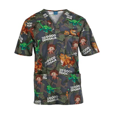 Cherokee Tooniforms Scrubs The Good Dinosaur Unisex Top