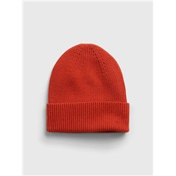 Organic Cotton Ribbed Beanie