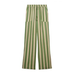 Pantalón largo viscosa rayas
