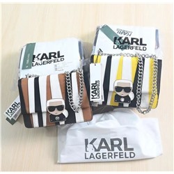 Универсальная сумка из высококачественной кожи с цепочкой на плечо Kar*l Lagerfel*d 😎 ОРИГИНАЛ