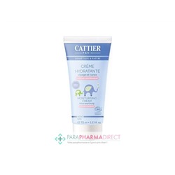 Cattier Bébé Crème Hydratante Hypoallergénique Visage & Corps BIO 75ml