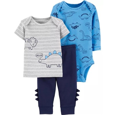 Carter's | Baby 3-Piece Dinosaurs Little Character Set