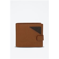 Cartera de piel Striking Beige
