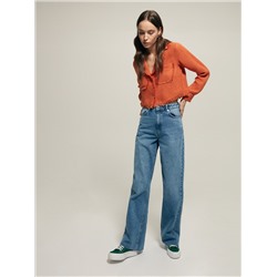 Jeans mit weitem Bein
