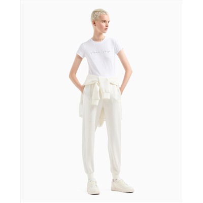 Slim fit T-shirt in stretch cotton jersey