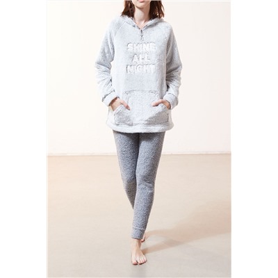 Jogging de talle alto Elia Gris