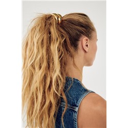 METALLIC DOUBLE SCRUNCHIE
