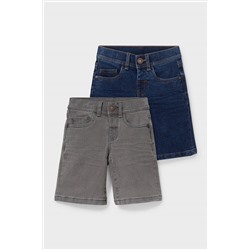 Multipack 2er - Jeans-Bermudas