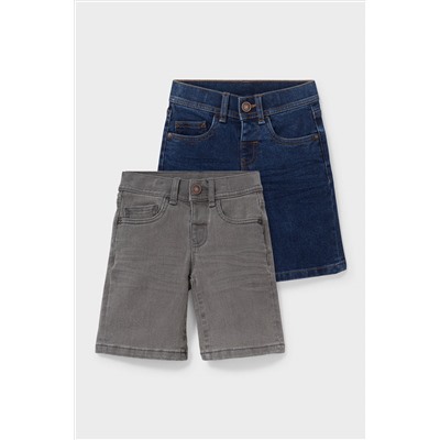 Multipack 2er - Jeans-Bermudas