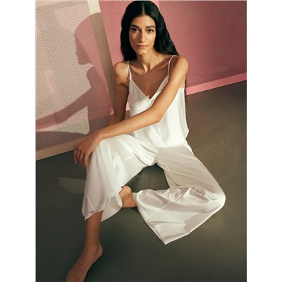 Zweiteiliges Pyjama-Set aus Satin