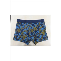 Dagi Erkek Lacivert Hardal Compact Kamuflaj Boxer E011001009