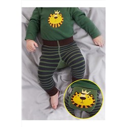 Denokids Aslan Çizgili Erkek Bebek Tayt-pantolon CFF-22S1-147