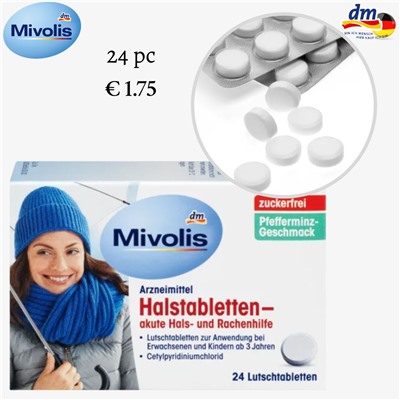 Halstabletten – akute Hals- und Rachenhilfe, 24 St
