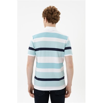 Erkek Regular Fit Polo Yaka Mint Tişört