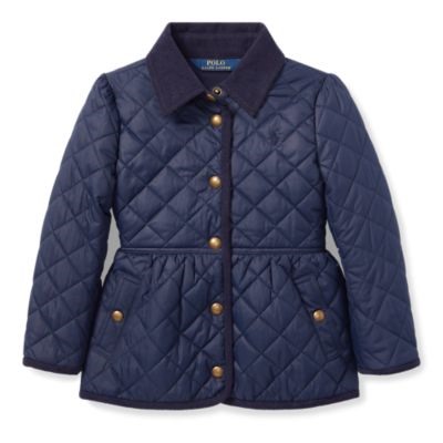 GIRLS 2-6X Quilted Barn Jacket