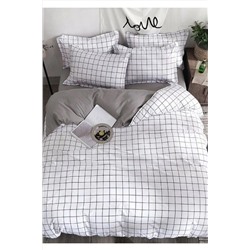 Mariva home Plaid Ekose Çift Kişilik Çift Taraflı Nevresim Takımı 3625321