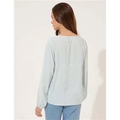 Açık Mavi Regular Fit Bluz