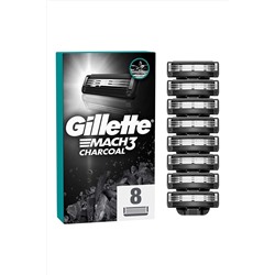Gillette, Mach3 Charcoal Avantajlı Yedek Tıraş Bıçağı 8'li