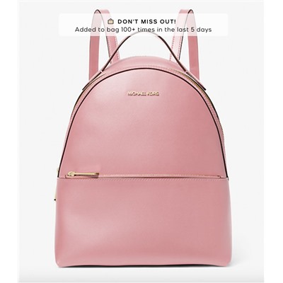 MICHAEL KORS OUTLET Sheila Medium Faux Saffiano Leather Backpack