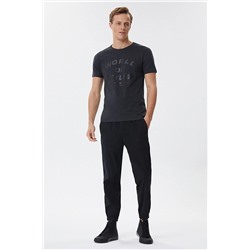 Lee Cooper Stylish Erkek O Yaka T-shirt Antrasit 222 LCM 242021
