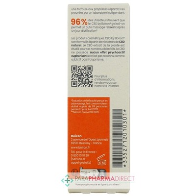 Boiron CBD Gel Roll-On Muscles 45g