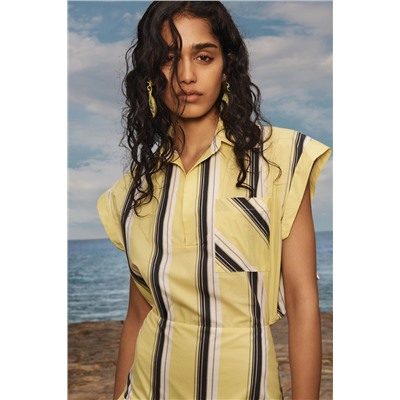 LIMITED EDITION STRIPED PUFF DRESS