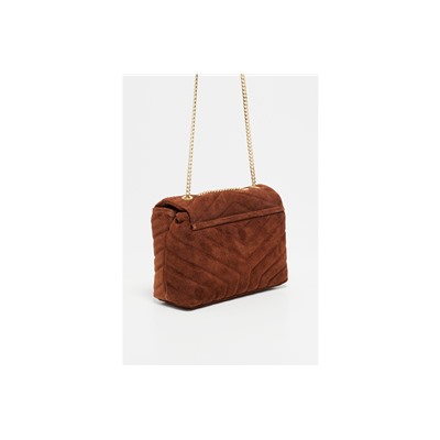 Bandolera de nobuk Mini Vivi Camel
