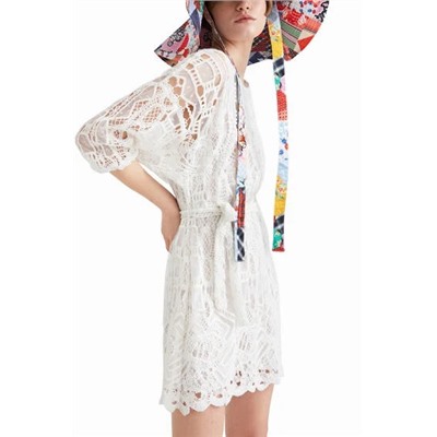 Vestido estilo crochet Johnson Hartig