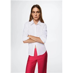 Pantalón fluido textura -  Mujer | MANGO OUTLET Melilla