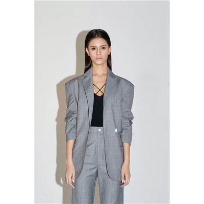 Chaqueta de lana Gris